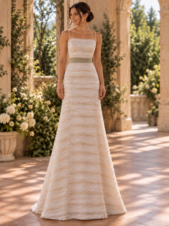 vestido seda natural stracciato