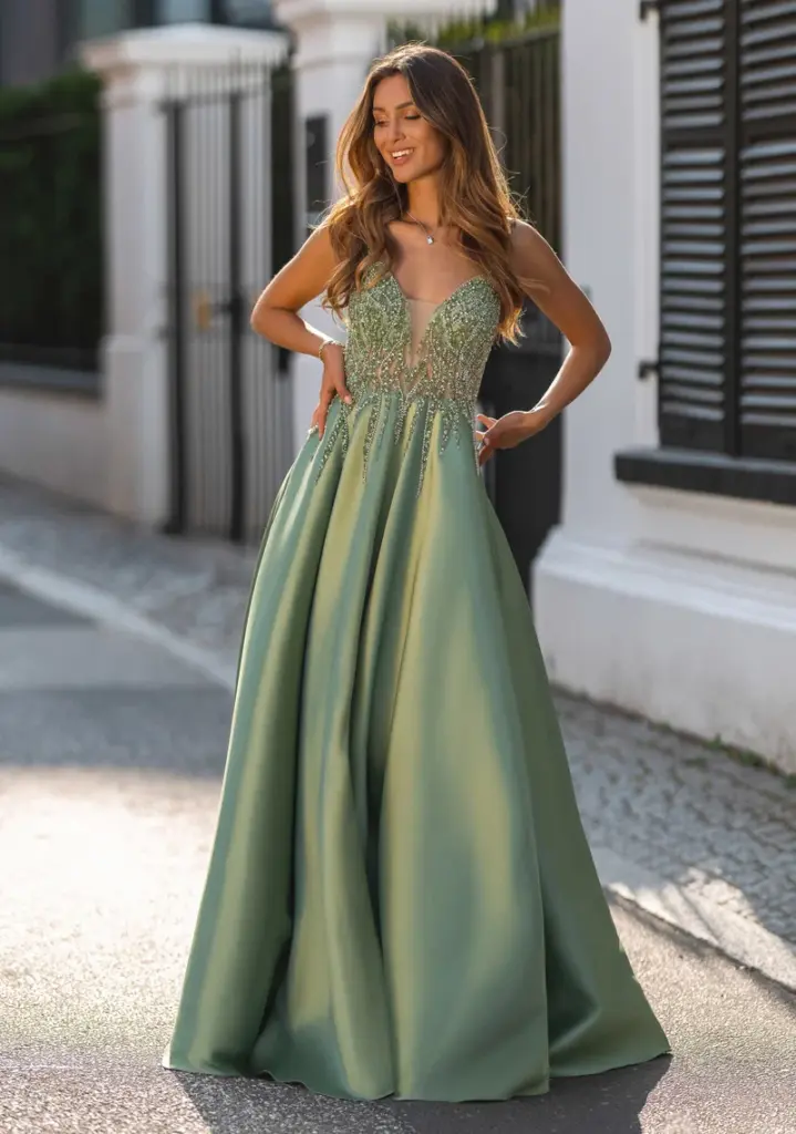 Vestido kohelert de mikado.