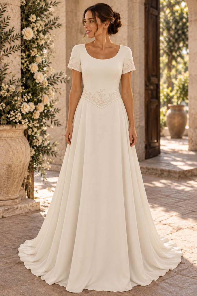 Vestido Estherella bordado