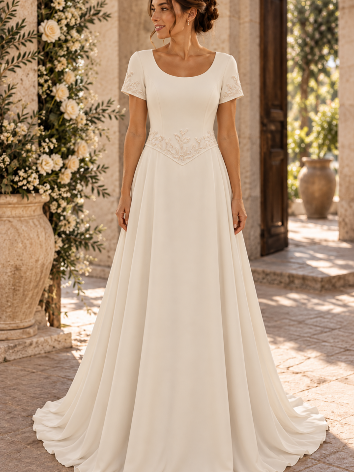 Vestido Estherella bordado